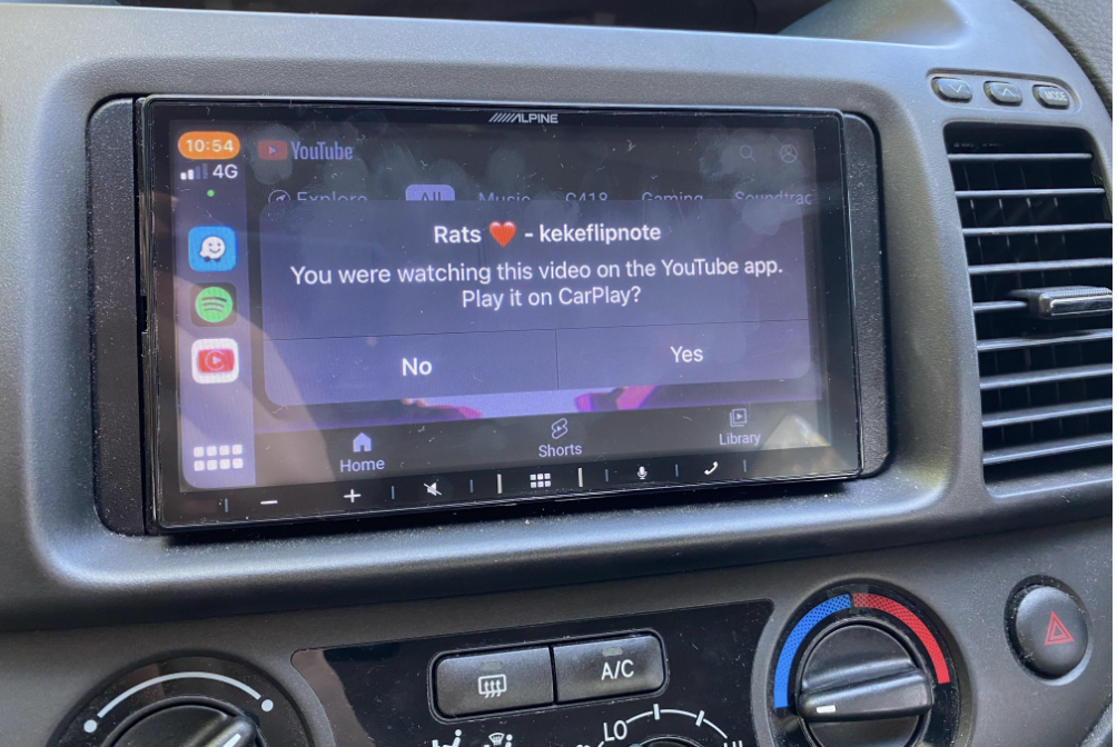 Unlimited YouTube Videos on CarPlay