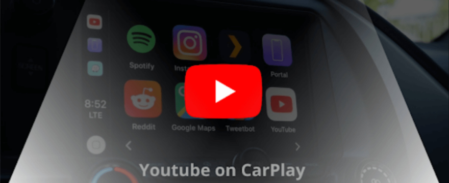 Play YouTube videos on CarPlay app